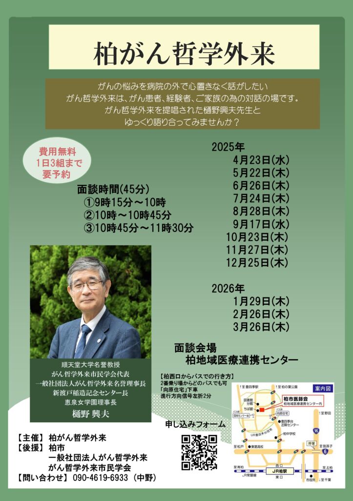 柏がん哲学外来2025年pptxのサムネイル